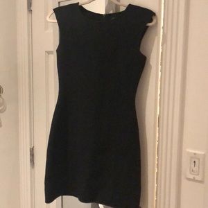 Black wool theory dress size 0
